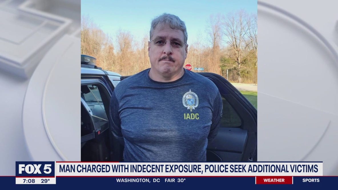 Man arrested after caught on video exposing himself on Virginia trail: police